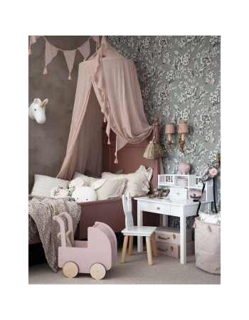 Wooden doll stroller
